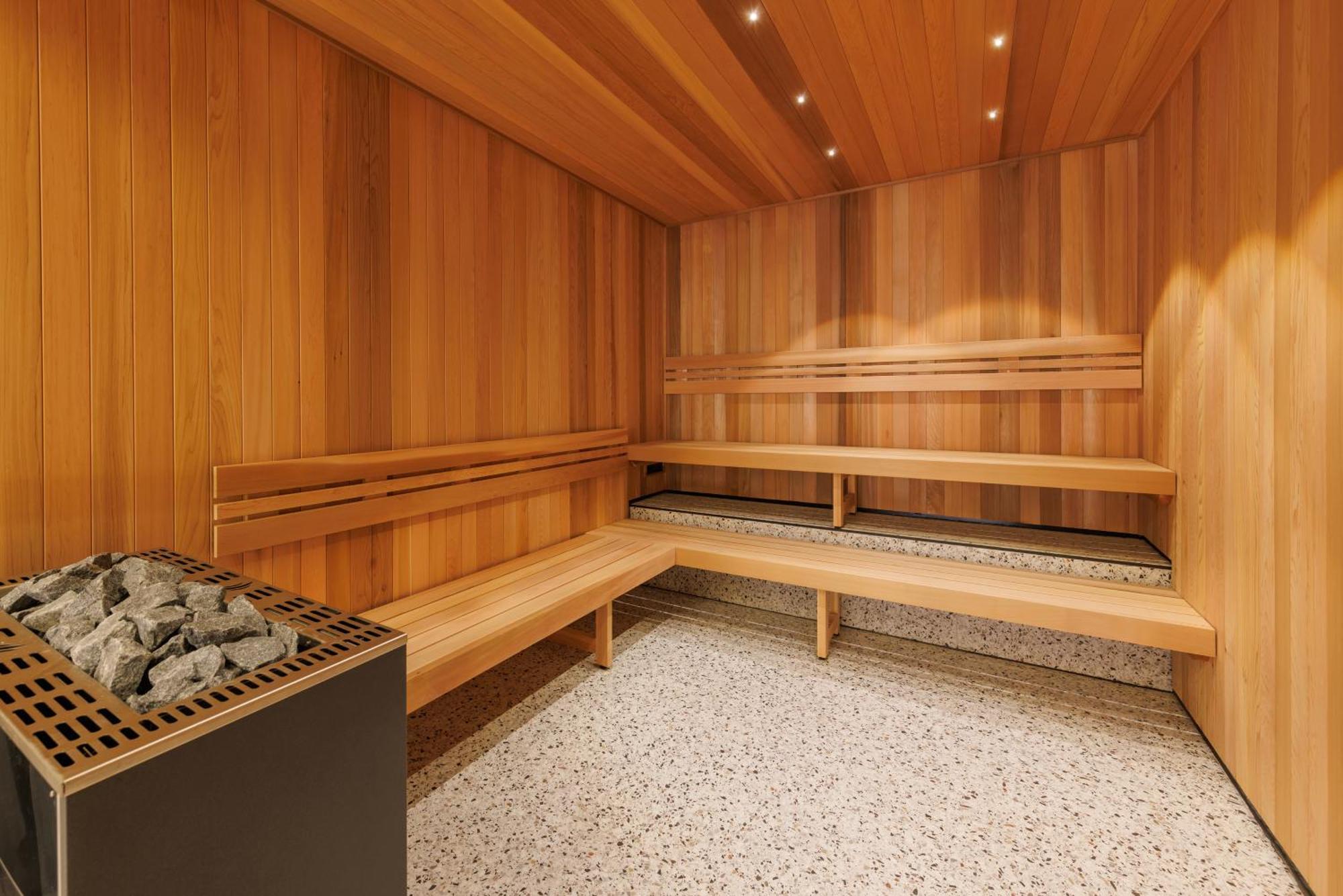 Meriton Suites Melbourne Ngoại thất bức ảnh A modern Finnish sauna